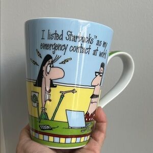 Humorous Cartoon Coffee Mug